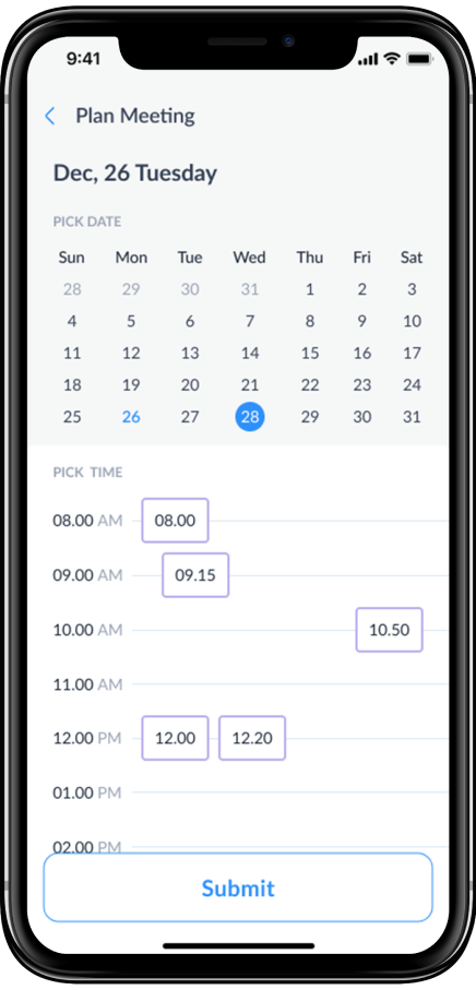 Notis — scheduling